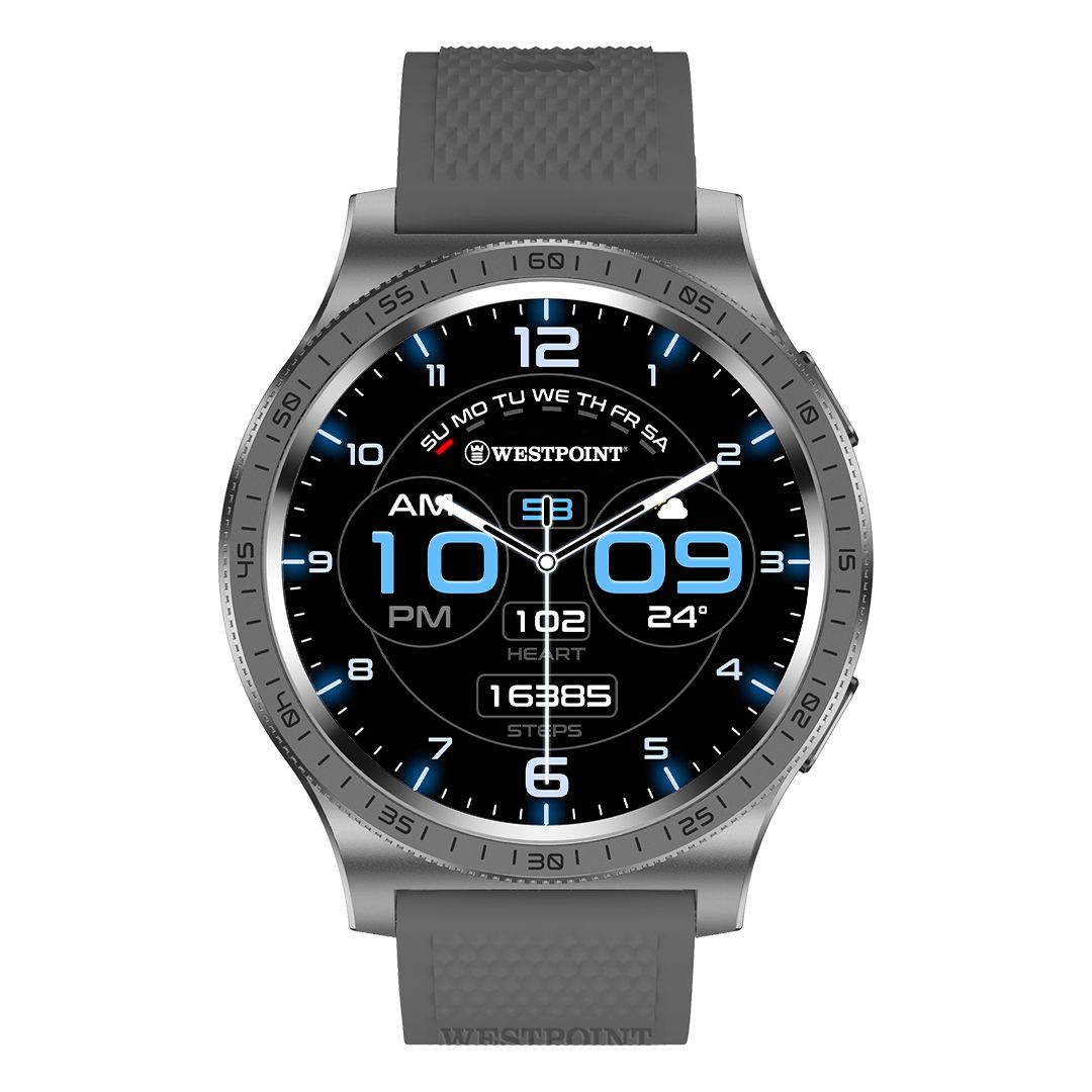 West Point Revolve Smart Watch WP-5010 – 1.43" AMOLED | BT Calling | IP67 Waterproof