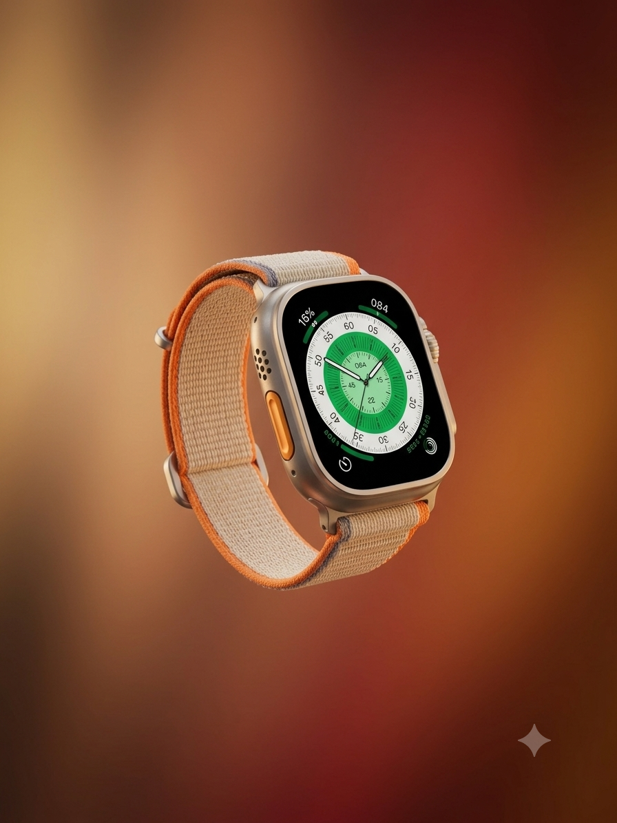 HG 006 Ultra 4 Smart Watch 7-in-1 Set – Bluetooth Calling, Fitness Tracker & 7 Interchangeable Straps